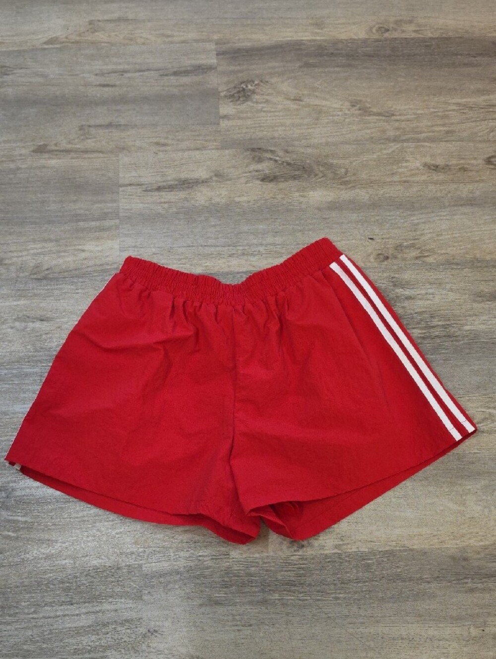 Pretty Garbage Red Track Shorts - Picture 4 of 5
